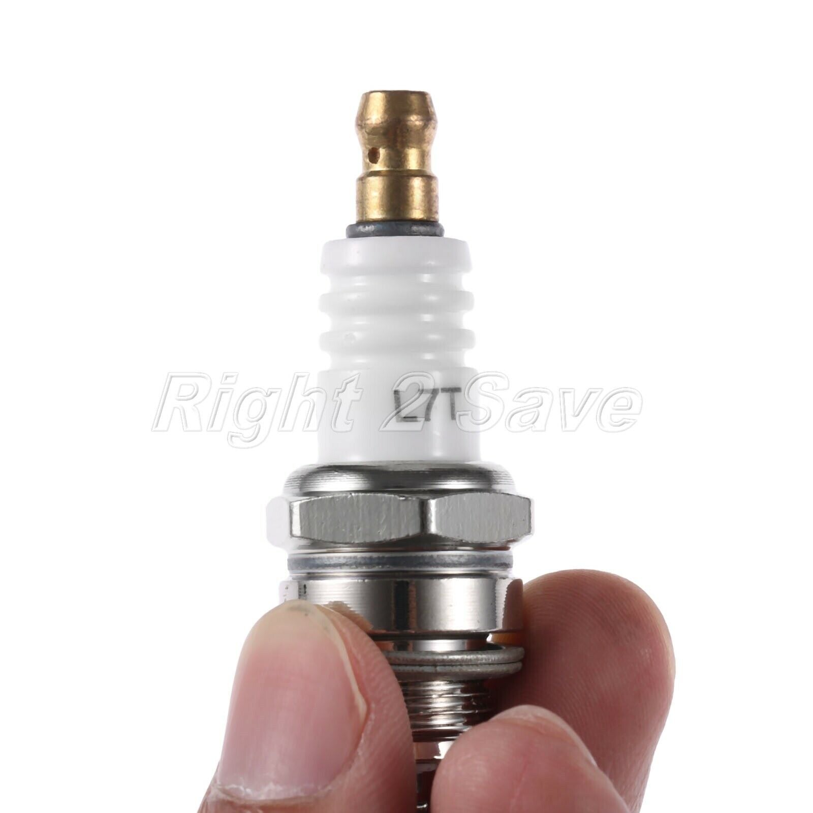 For HUS 365 Chainsaw Trimmer 2Stroke Engine MS180 MS250 Parts Spark Plugs 2PCS