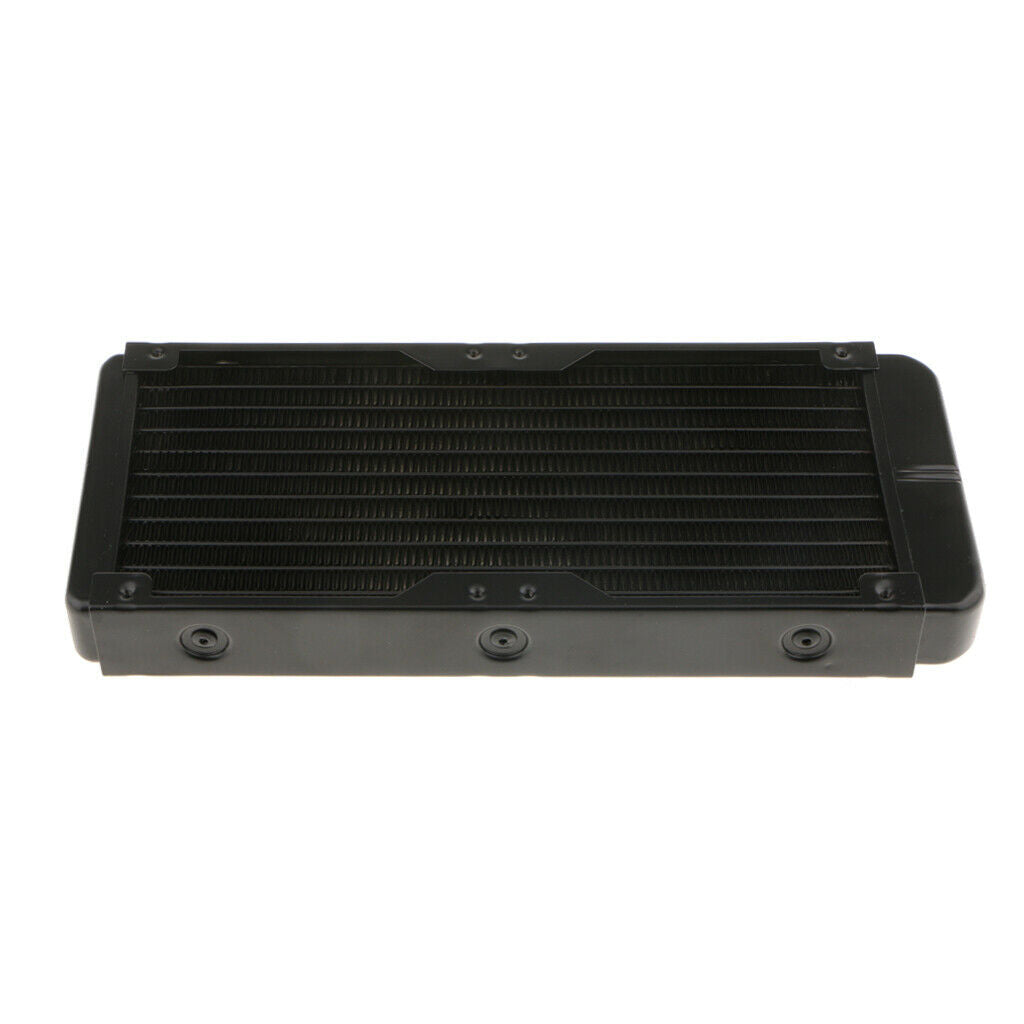 10 Pipe Aluminum Alloy Heat Exchanger Radiator Water Cool System Computer 240mm