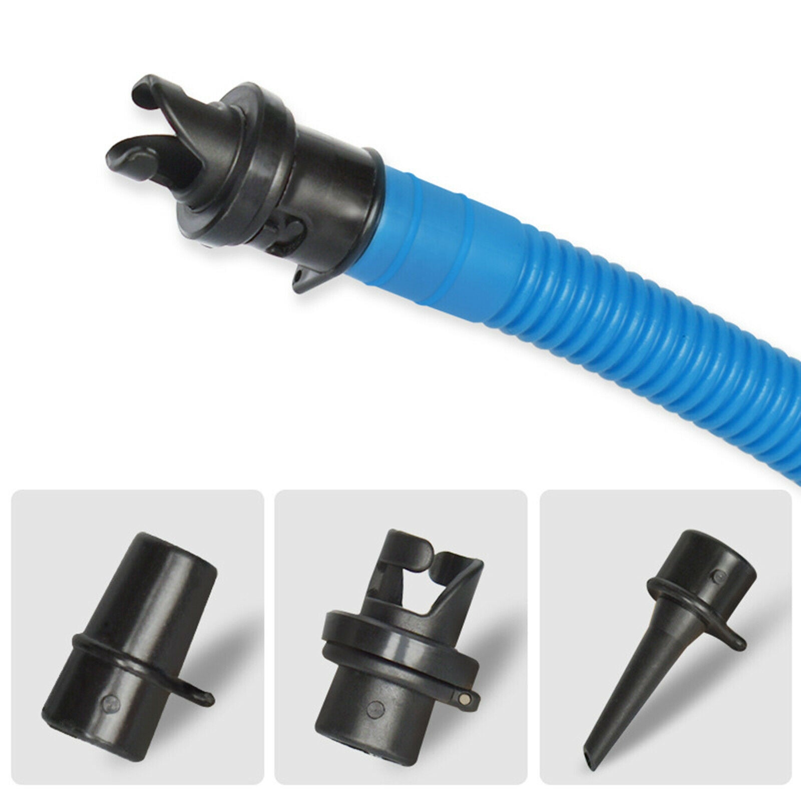 Portable Foot Pump Adapter Inflator for Kayaking Inflatable Boat Kayak Canoe
