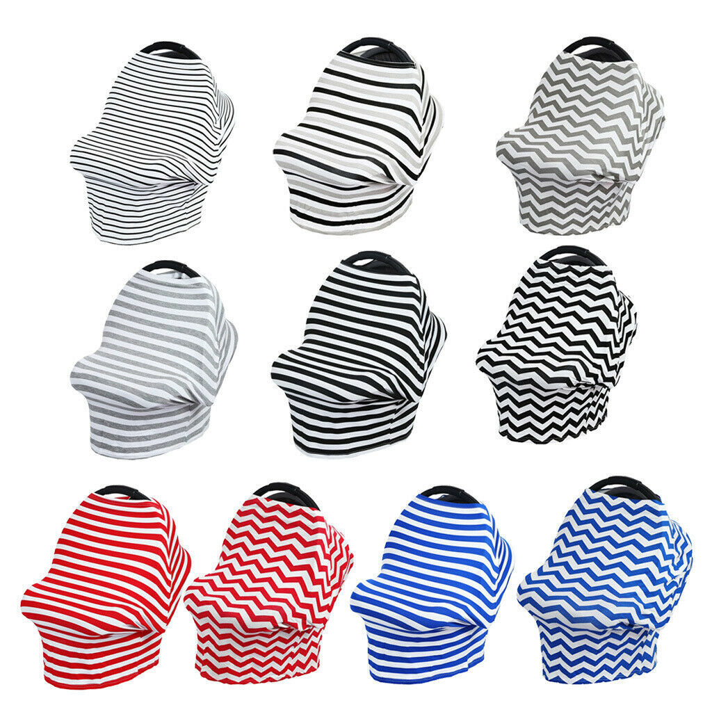 Baby Car Seat Nursing Covers Breastfeeding Cover Carseat  Red Wave