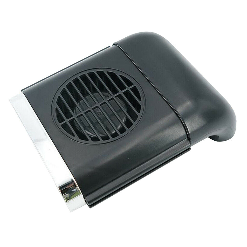 Car Back Silent Cooling Fan 3 Speeds ABS 5W 1A for SUV Car Vehicles Black