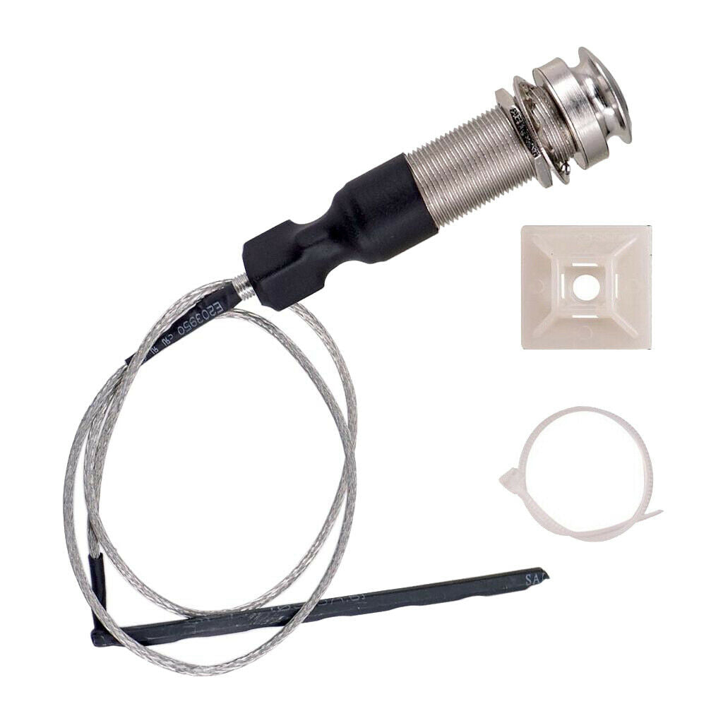 Popular Acoustic Guitar Piezo Pickup Bass Passive Saddle 6.35mm