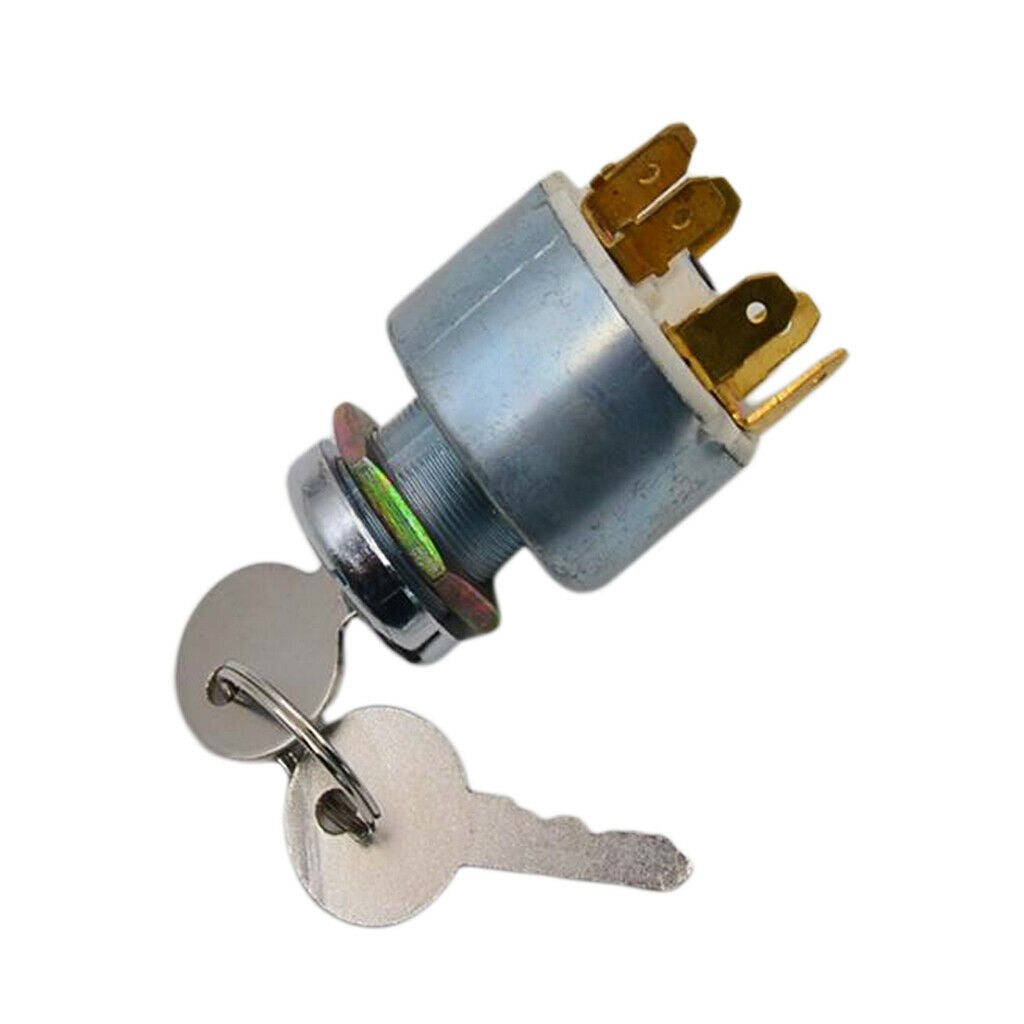 Key Switch Ignition Barrel And 2 Keys 12V