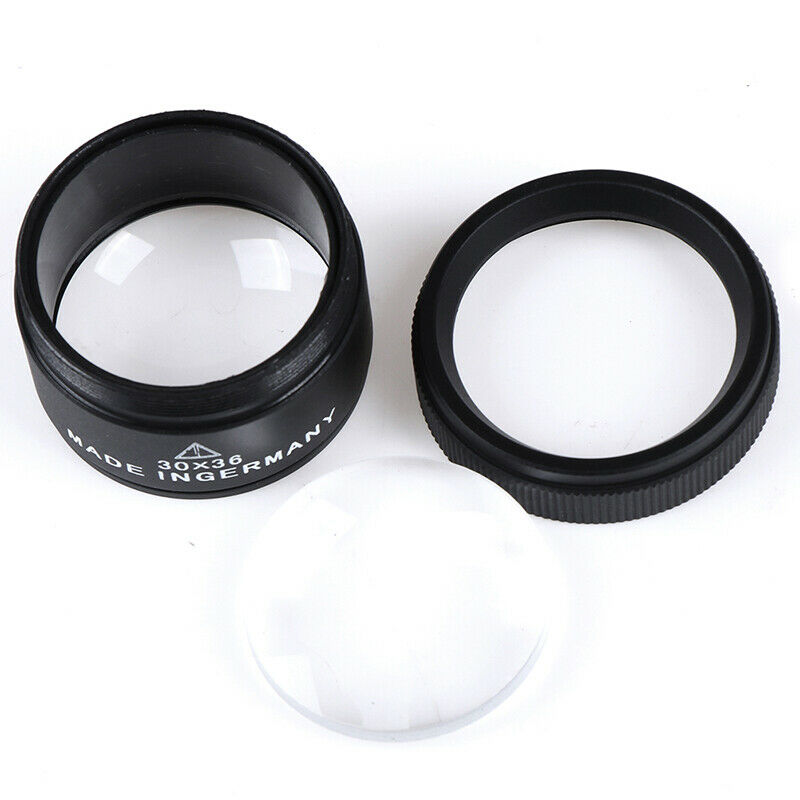 30x36mm Jeweler Optics Loupes Magnifying Magnifier Glass Lens Loop Micros.l8