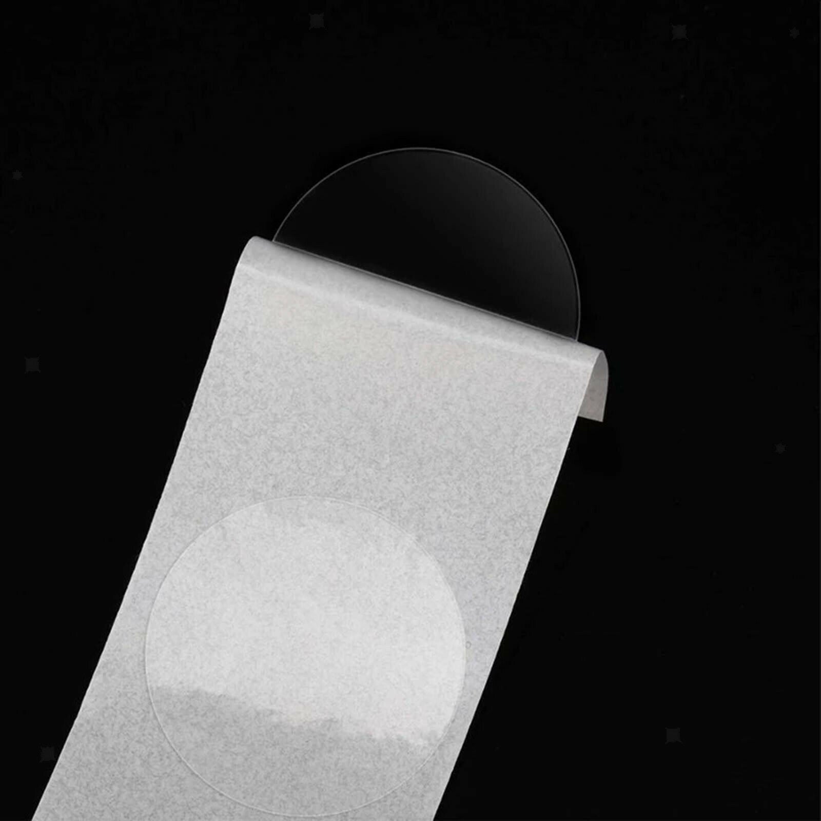 Round Stickers Circle Transparent Sealing Labels Seal Tape Tag Tab Supplies