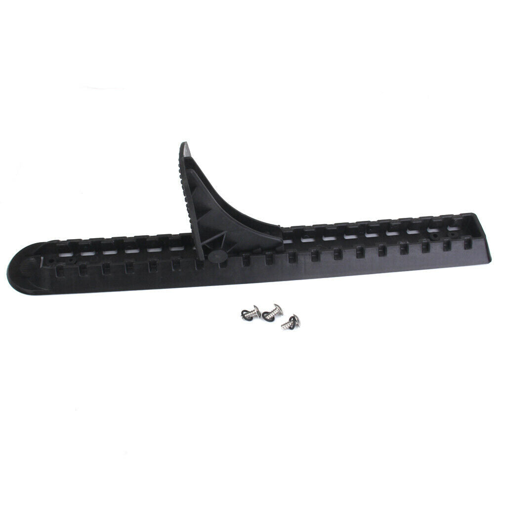 4X Adjustable Marine Boat Kayak Rudder Control Footrest Foot Rest Brace Black