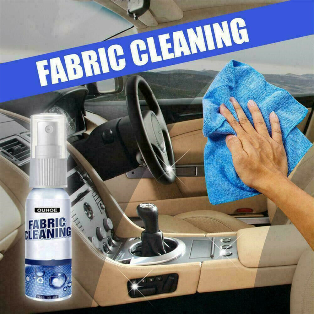30ML Car Interior Leather Flannel Fabric Parts Retreading Restore Deep Cleaning.