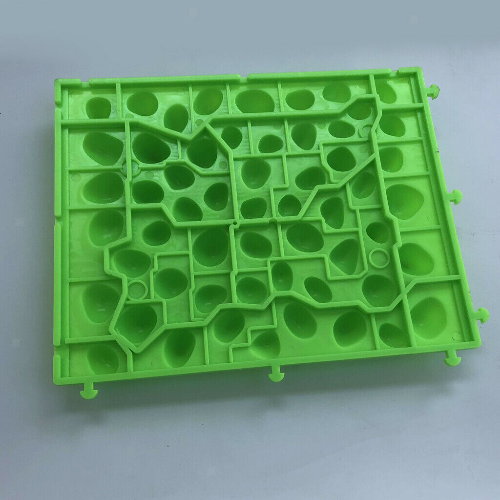 2pc Pebbles Foot Massage Pad Toe Pressure Plate Shiatsu Blanket Yg Mat Green