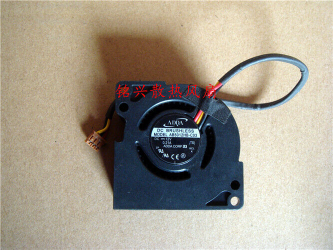 For ADDA AB5012HB-C03  Fan DC 12V 0.21A 50x50x20mm 3Wire 3-Pin