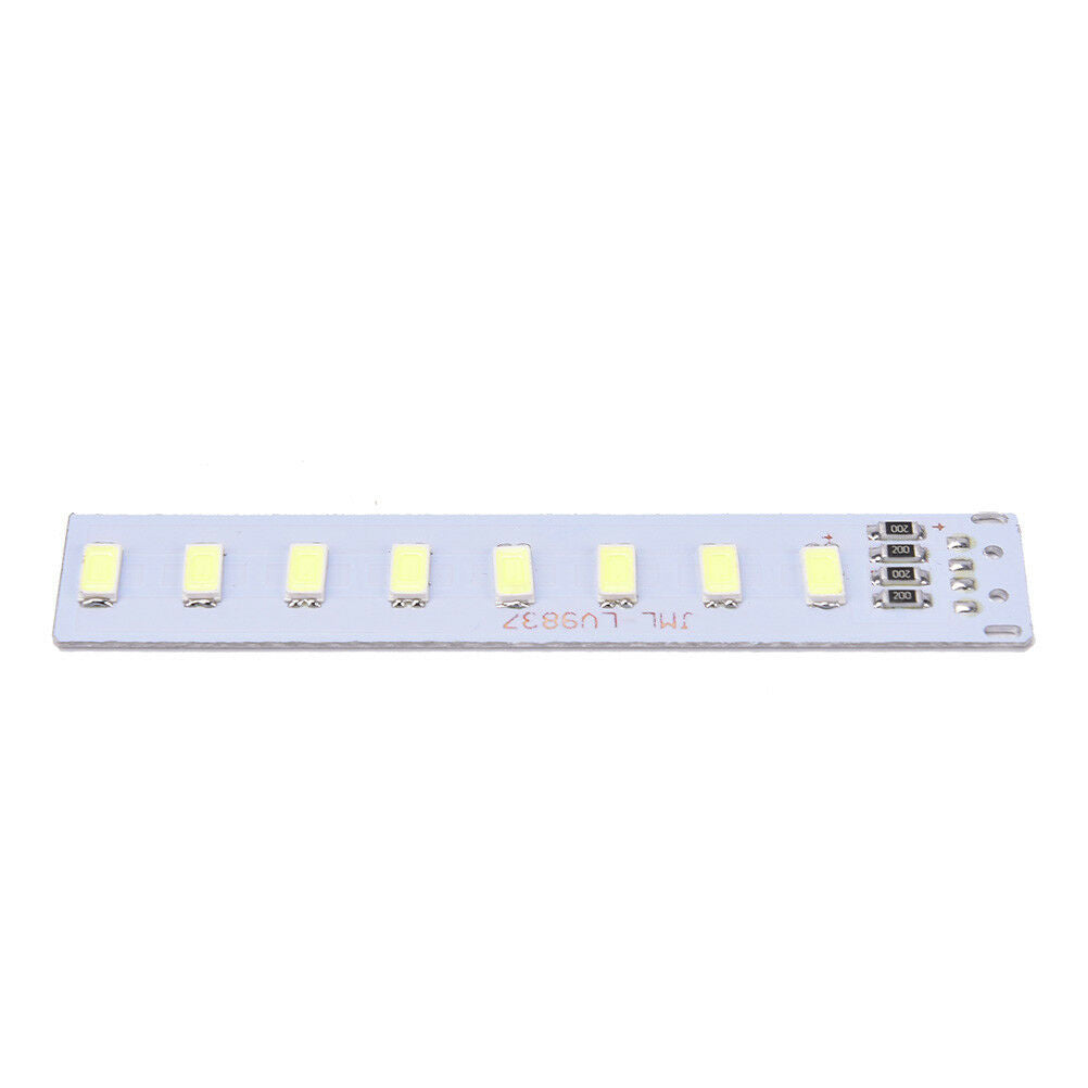 1pc 8 SMD LED PCB Short Rectangle Light Source Aluminum Plate For USB Ligh.l8