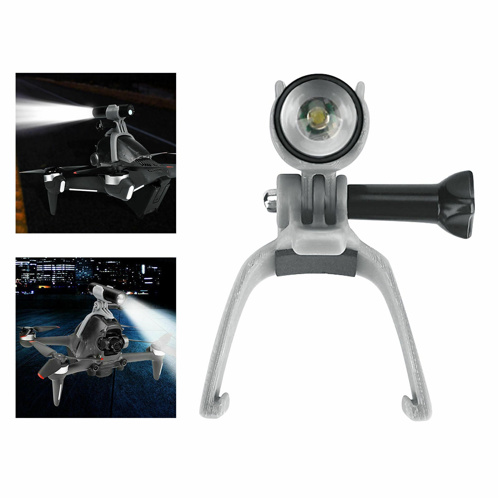 Rechargeable Drone LED Night Light Searchlight Holder for DJI FPV