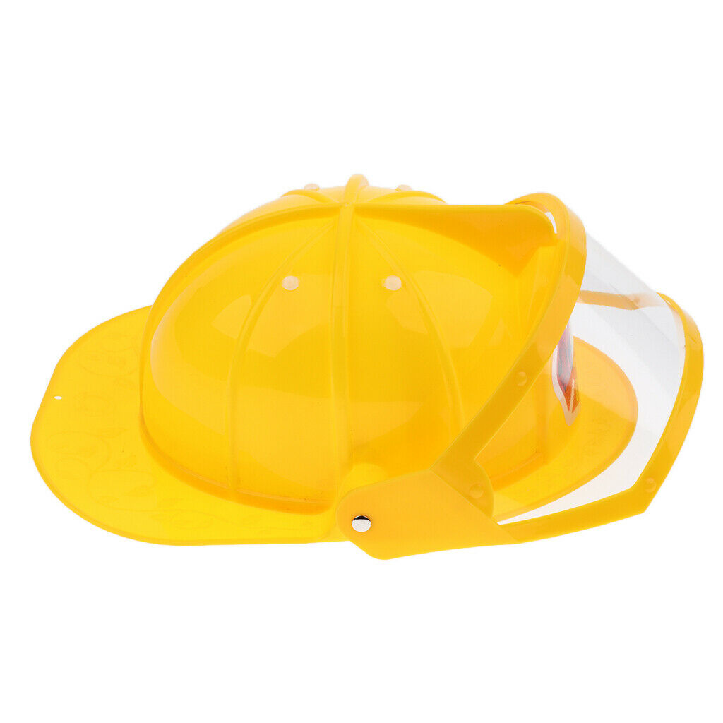 Fireman Helmet Adjustable Firefighter Kids Children Early Teaching Aids