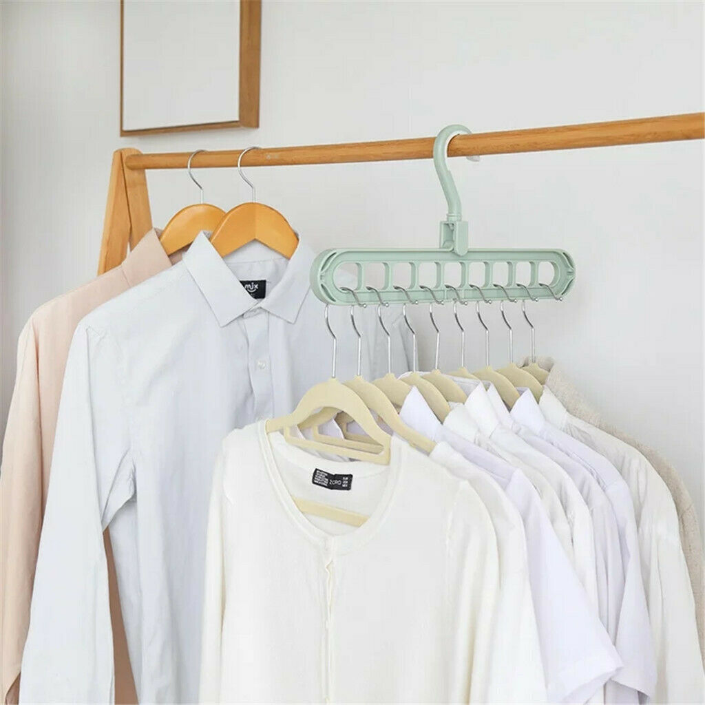 Set of 12 Clothes Hanger Plastic Suit Hangers Clothes Hanger Space Saving