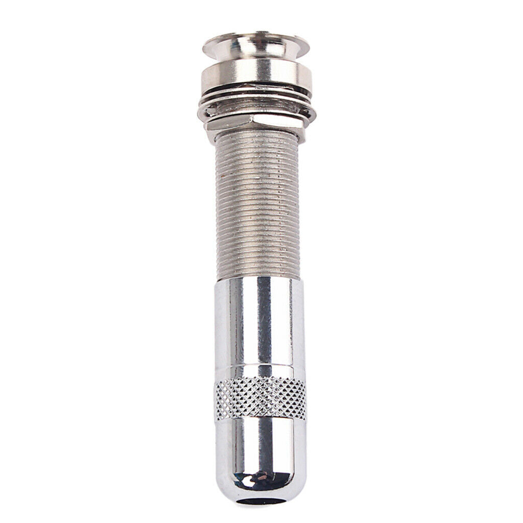 6.35mm 1/4'' Guitar Bass End Pin Input Output   Stereo Socket Plug