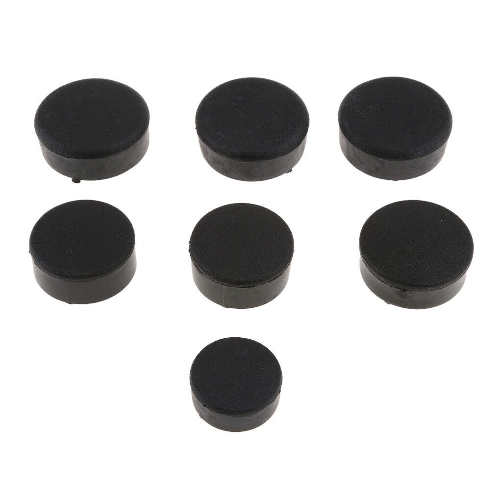 7Pcs Motorcycle Rubber Frame Plugs for Kawasaki ZZR1400 ZX14R 2006-2015