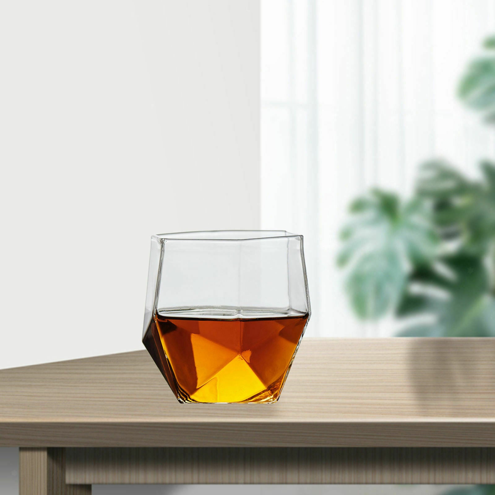 Unique Geometric Flip Cup Creative Triangle Flip Cup Wine Glass for Kitchen