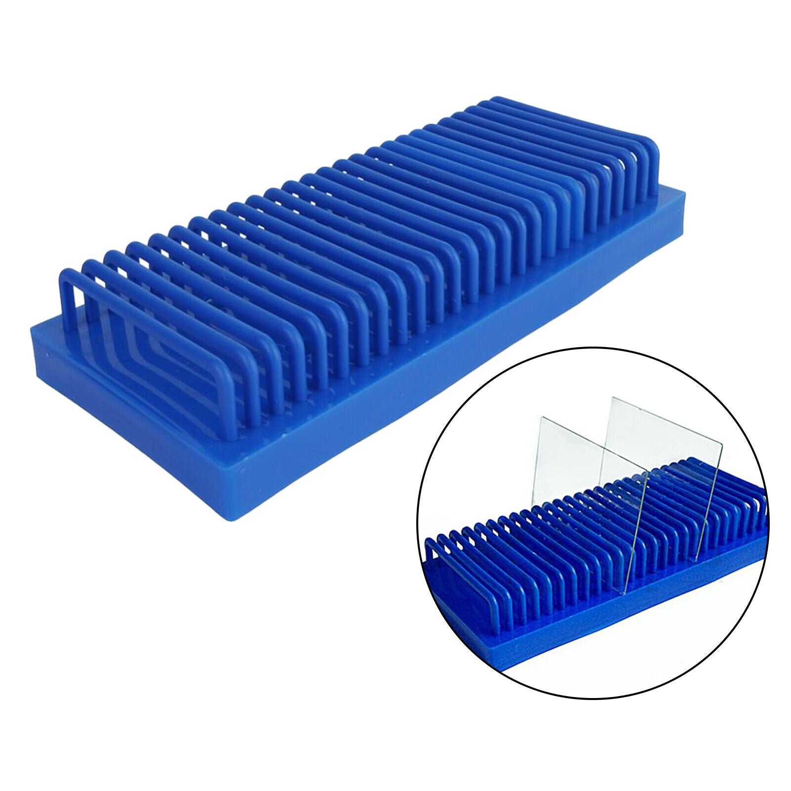 1pc Laboratory Electrophoresis Gel Glass Drain Rack Education Laboratory