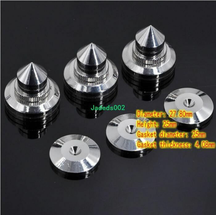 8pcs Speaker isolated spikes Shock absorber nail foot pad Pure copper Audio Part