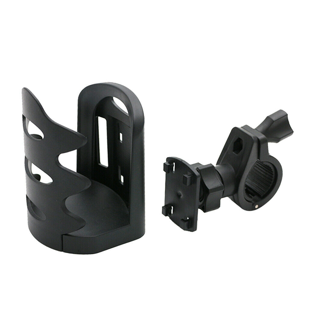 Black ABS Adjustable Drink Cup Holder Release Stand Universal ATV Accessory