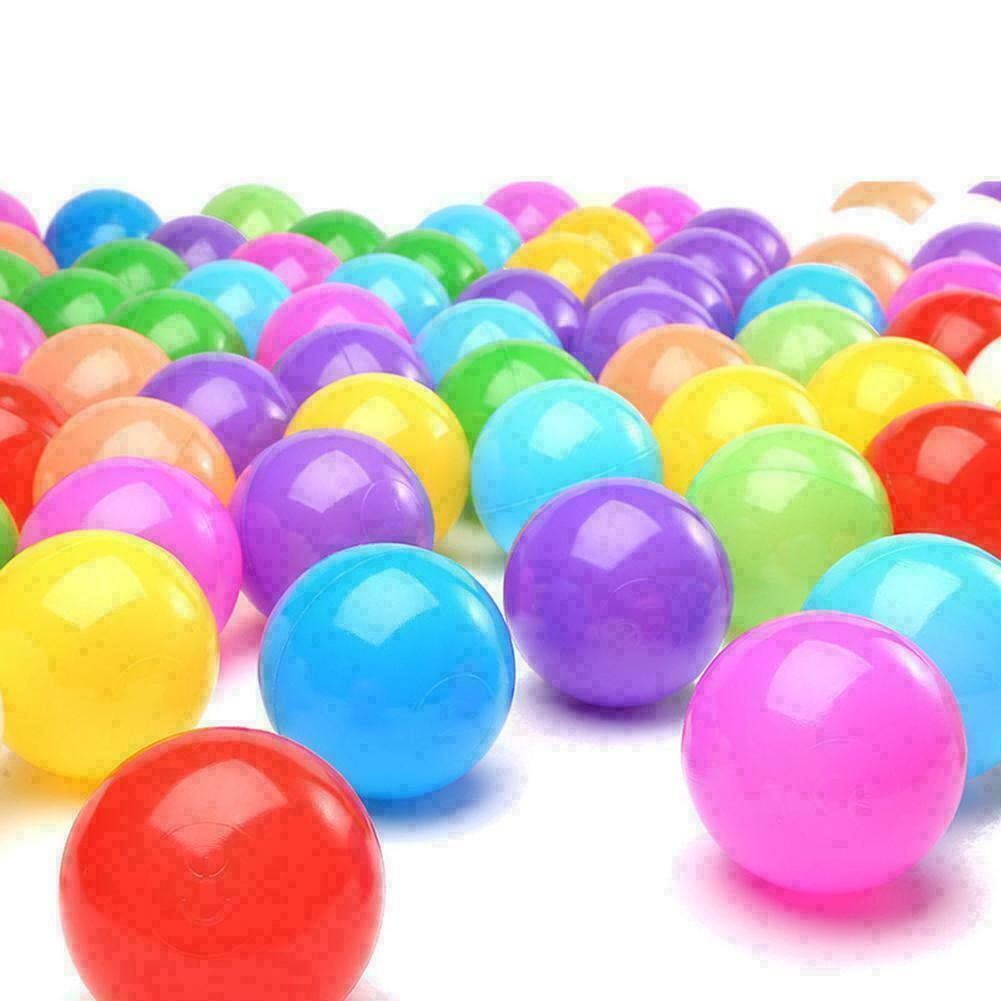 8CM Plastic Pit Balls For Children Ball Pits Kids Pool Play Multi Coloured R9X5