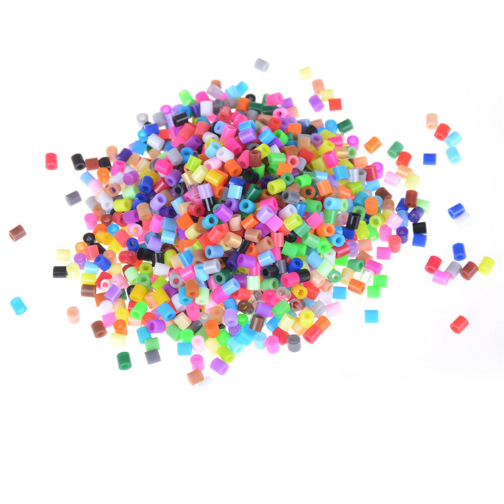 1000Pcs/Bag 5mm Hama Beads Perler Beads Kids Education DIY Toys Mixed Color DD
