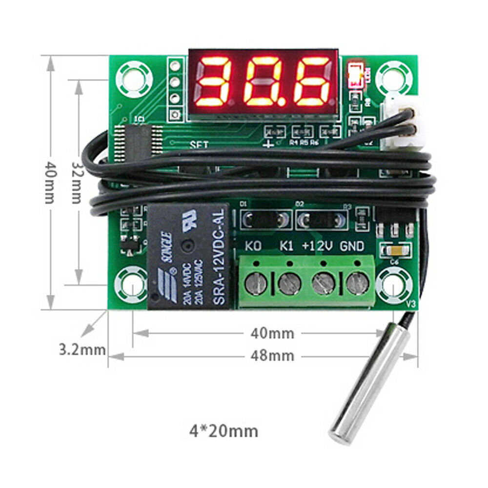 Digital Thermostat High Precision Digital Display Temperature Controller Module