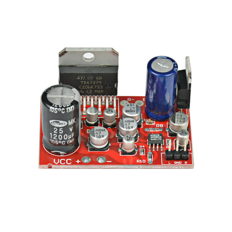 Amplifiers Audio DC 12V TDA7379 38W+38W Stereo Amplifier Board AD828 Preamp SuH9