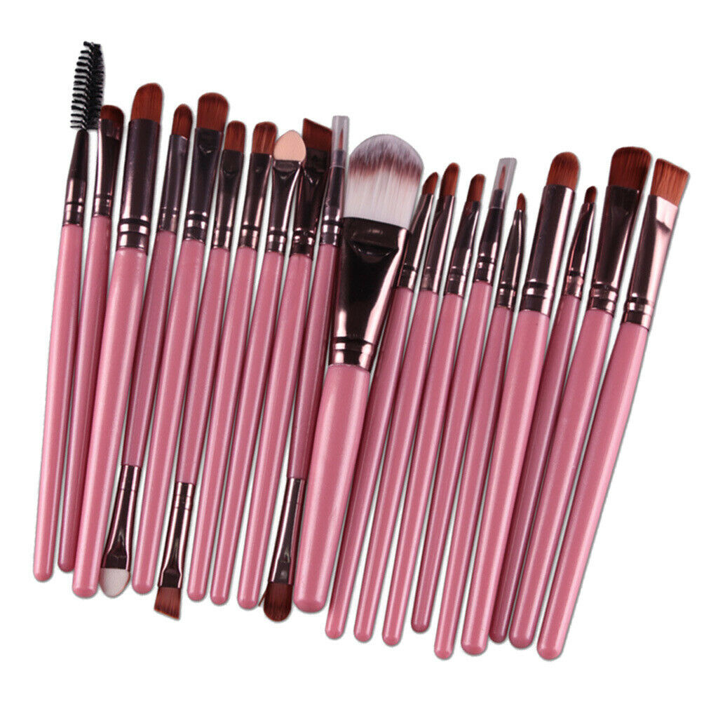 20Pcs Professional Makeup Brush Set Cosmetic Brushes for Blending Eye Shadow