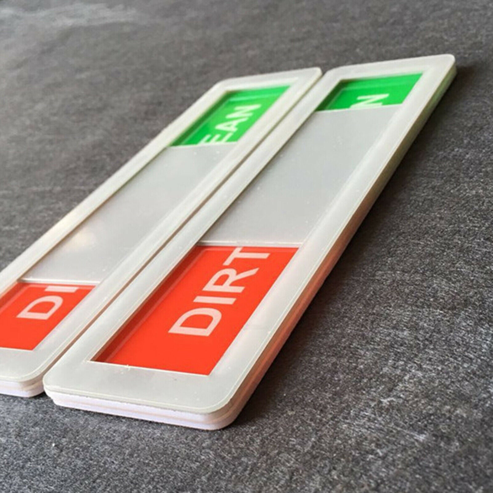 Dishwasher Signage Magnetic Indicator Easy to Read Clear, Bold Text for