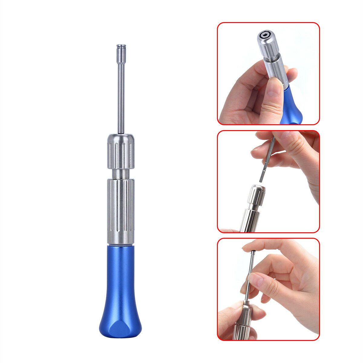 Orthodontic Dental Φ1.4 + Φ1.6 + Φ2.0mm Micro Implants Mini Screw + Screwdriver