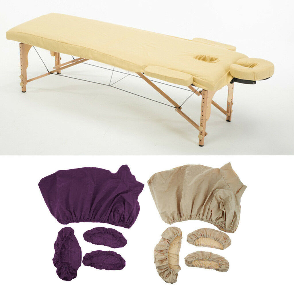 2 Sets Washable Massage Table Bed Sheets Face Cradle Hand Pillow Cover