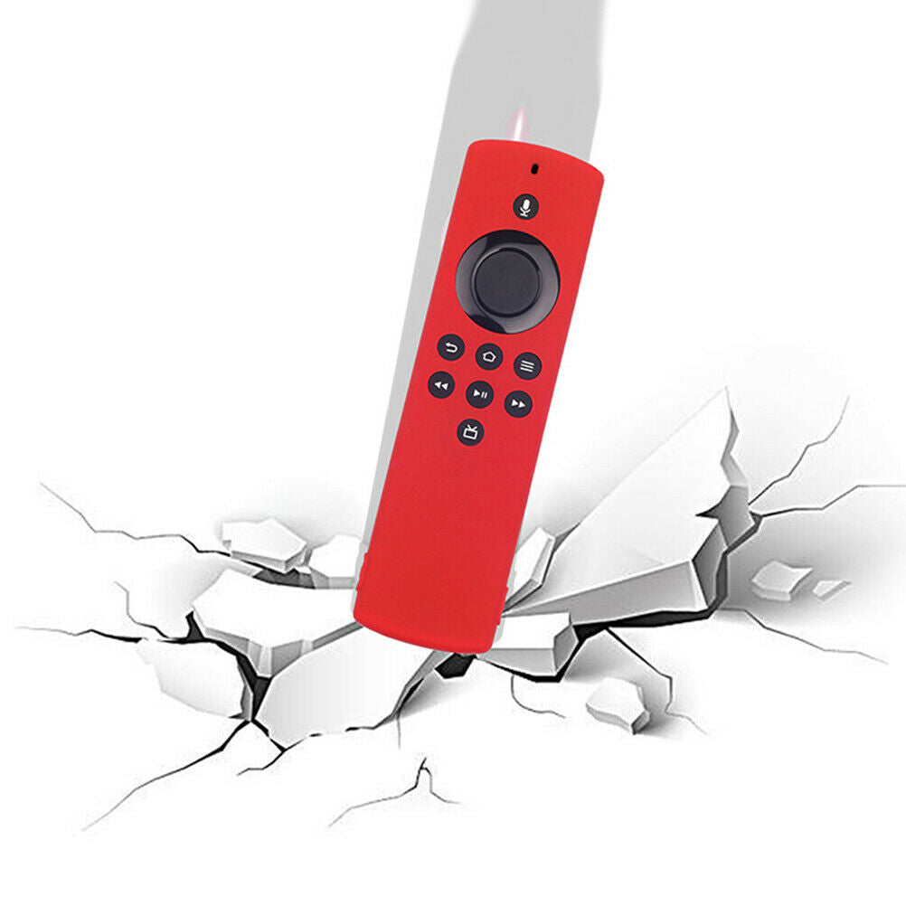 For Fire TV Stick Lite Remote Control Protective Case Silicone Remote Cover Red