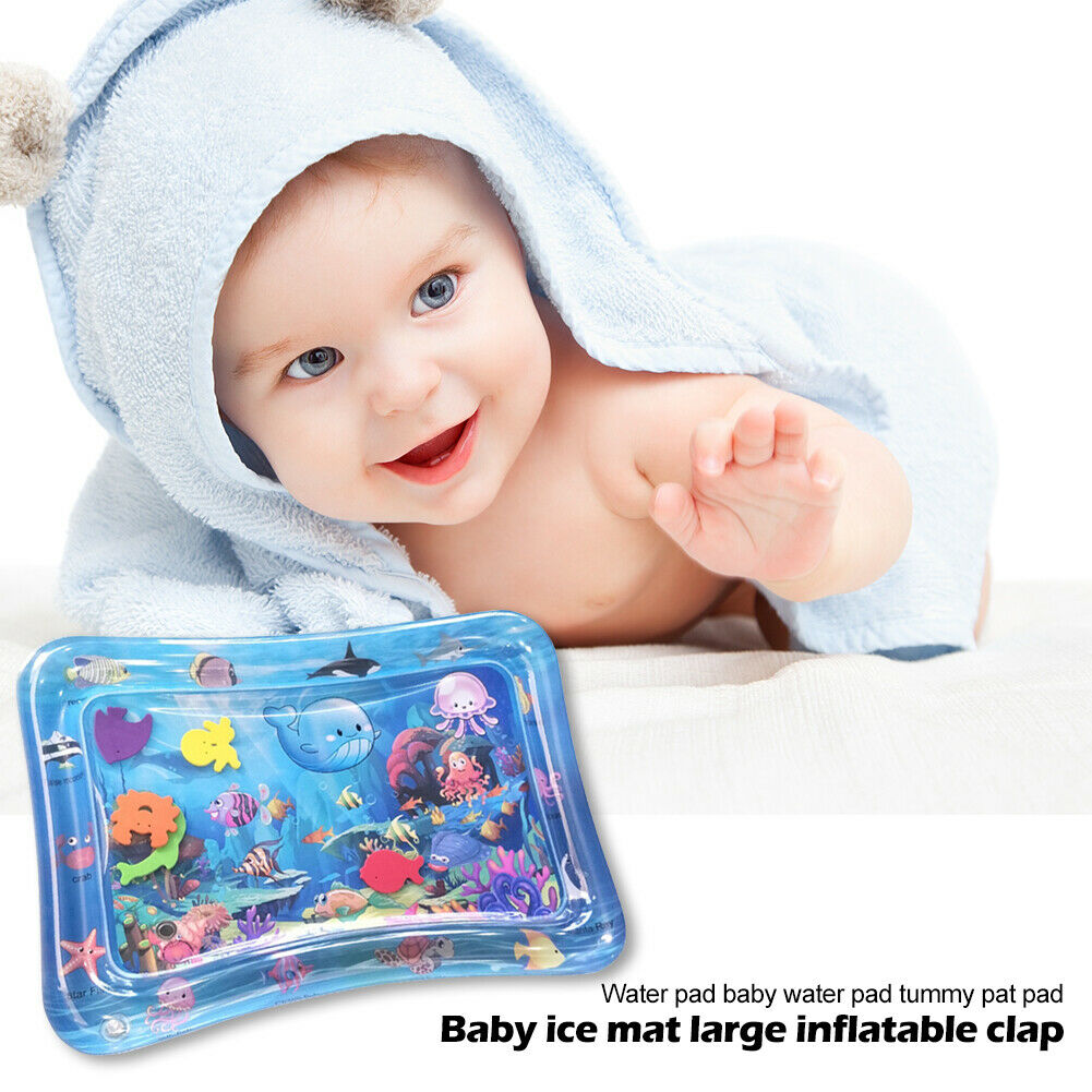 Summer Infant Ice Patted Cushion Baby Inflatable Water Mat Educational Toys @