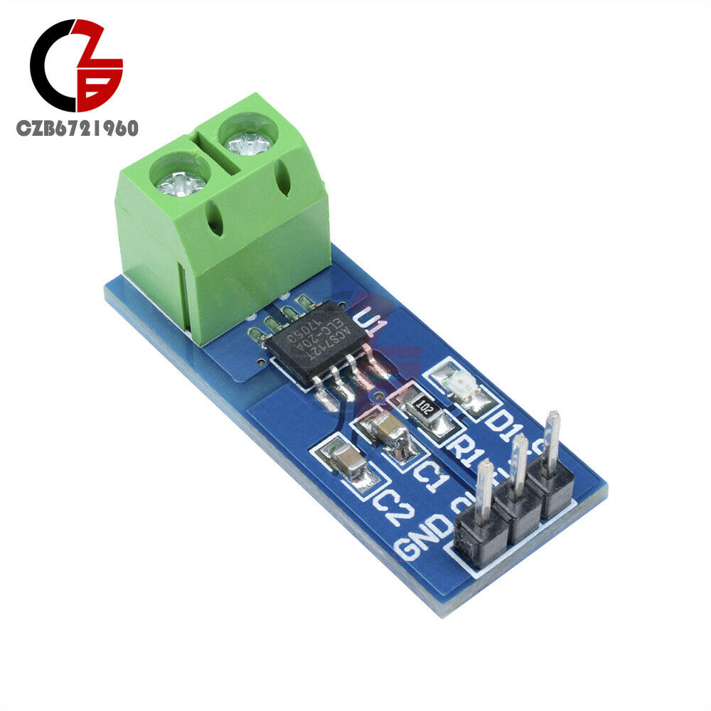 10PCS ACS712 20A Module Measuring Range 5V Current Sensor Hall Board for Arduino