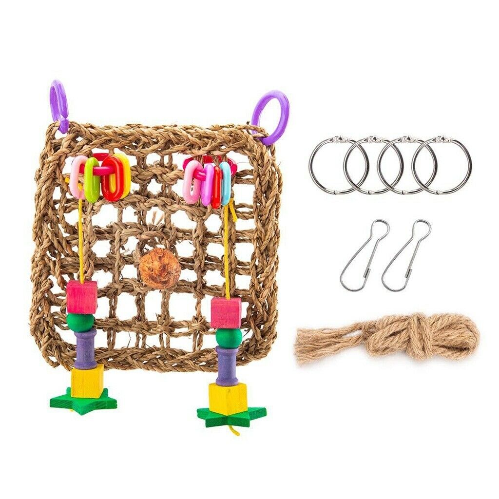 Colorful Bird Toys Of Adjustable Birds Parrots To Chew And Play.