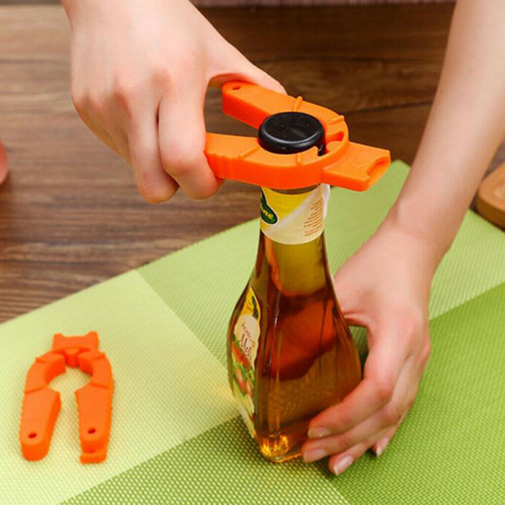 2Pcs Jar Lid Remover Tool Can Bottle Opener Manual Gripper for Camping Home