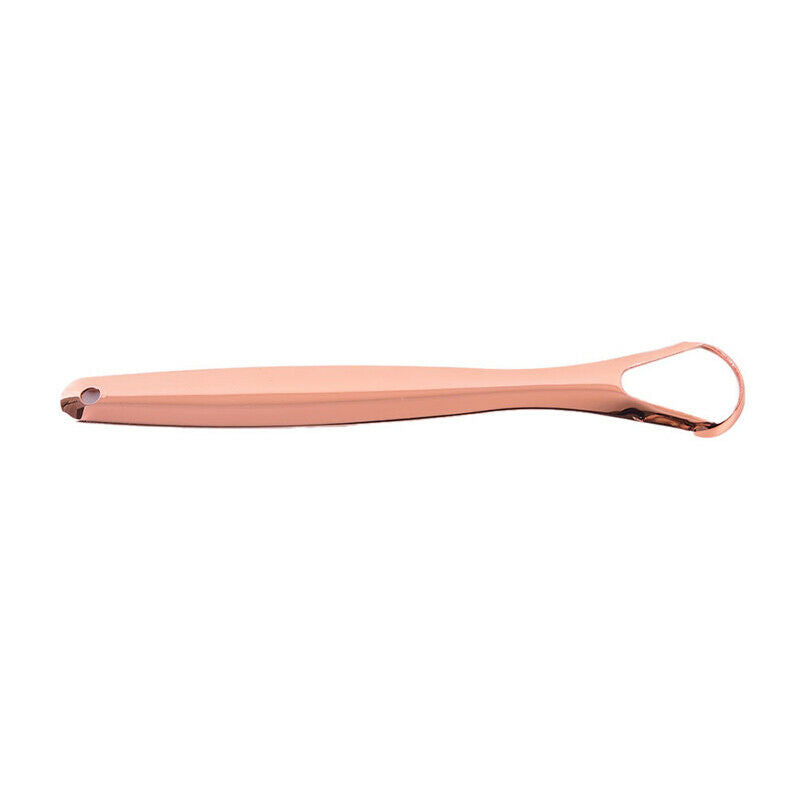 1PC Stainless Steel Tongue Scraper Cleaner Bad Breath Oral Brush Fresher HygBDA