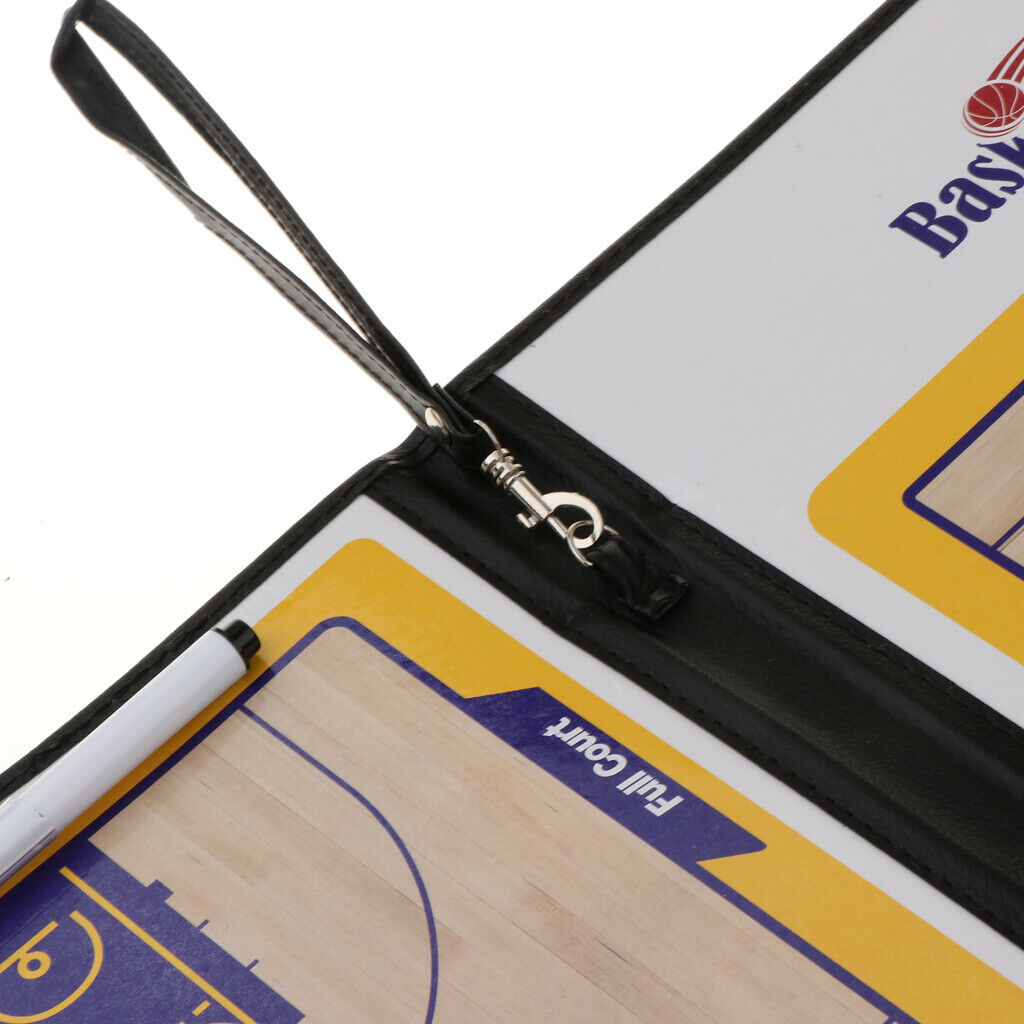 Sports Basketball Dry Erase PU Coaching Board for Strategizing, Techniques