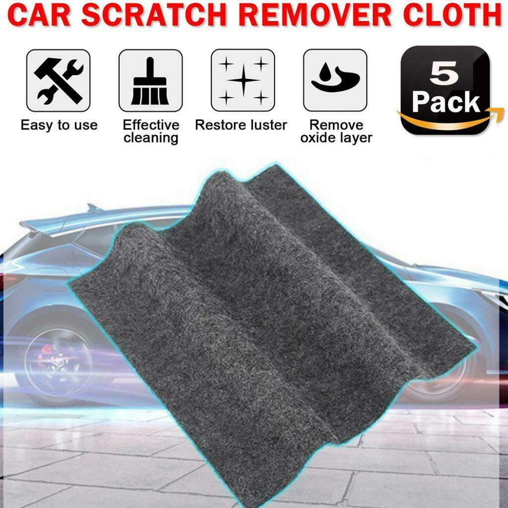 5x Scratch Remover Cloth Car Paint Scratch Repair Remover Washing Cleaning
