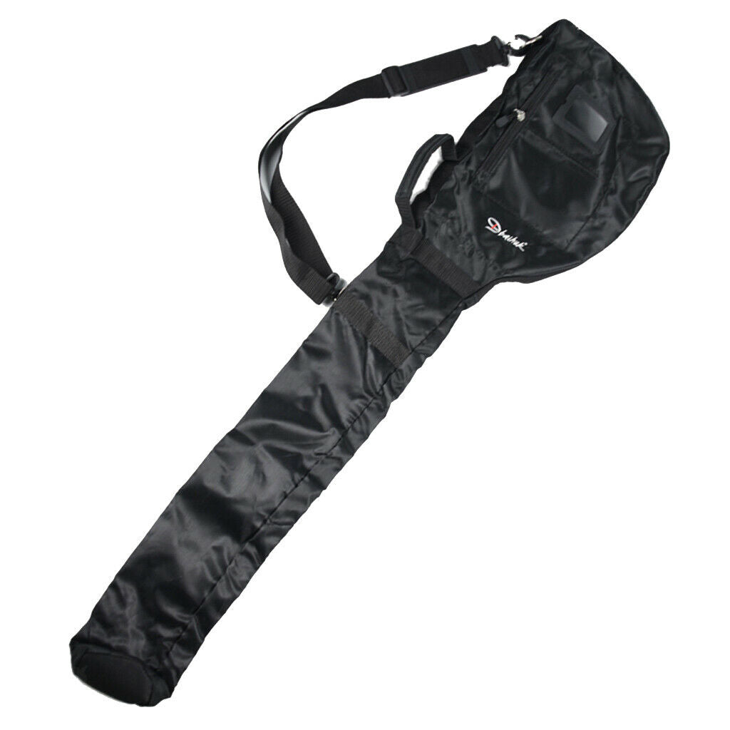 Portable Foldable Golf Club Bag Golf Clubs Storage Wear-resistant Black