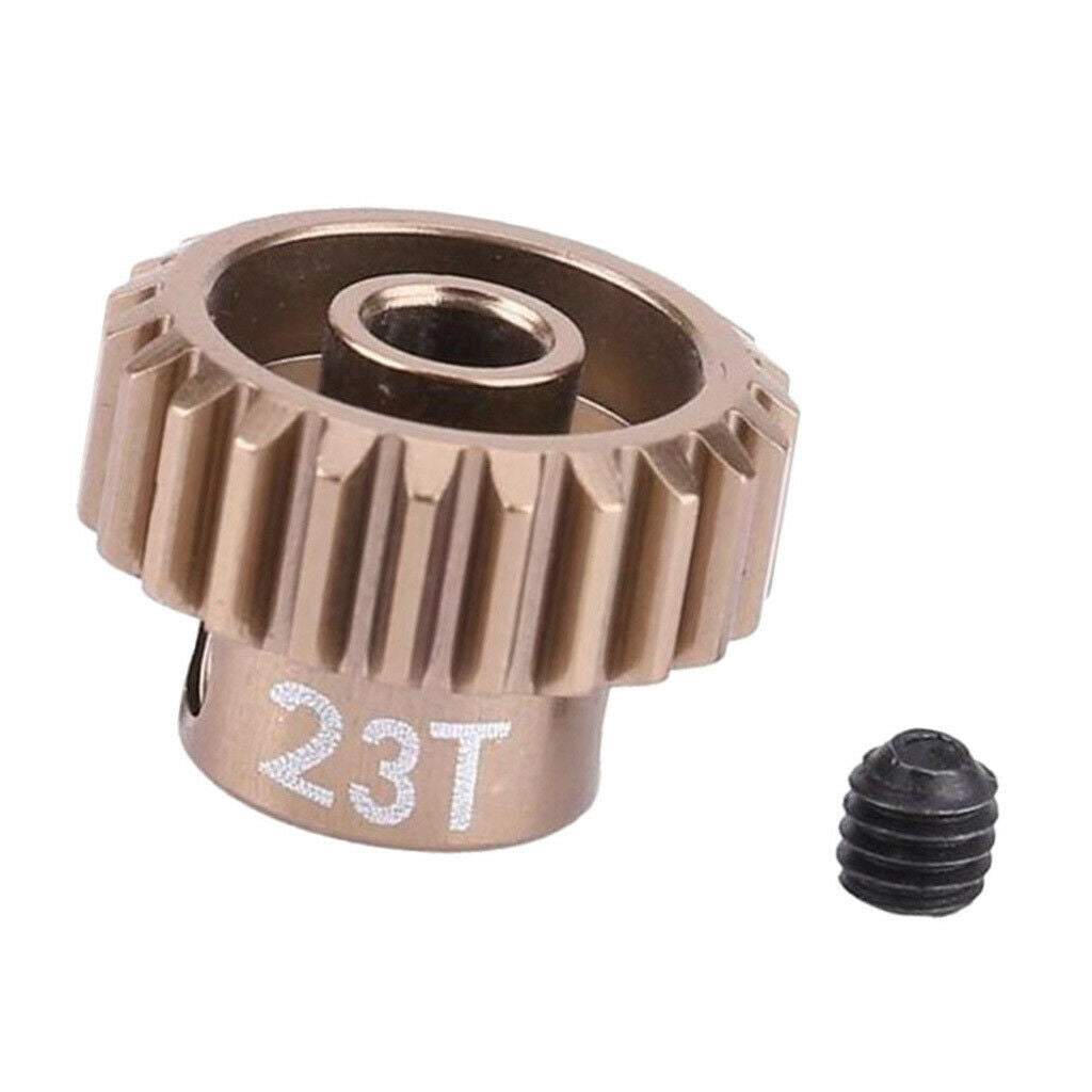 48P 13mm 23T Pinion Motor Gear for RC 1:10 Racing Car Motor Pinion Replacement