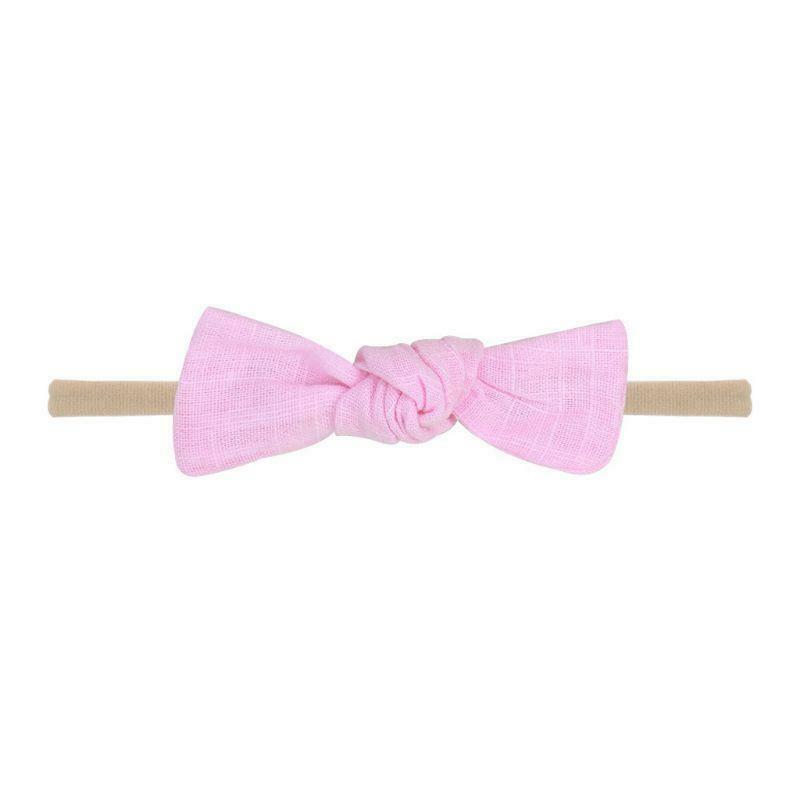 10pcs Cute Bow Baby Headband Girl Nylon Head Bands Turban Newborn Hairbands