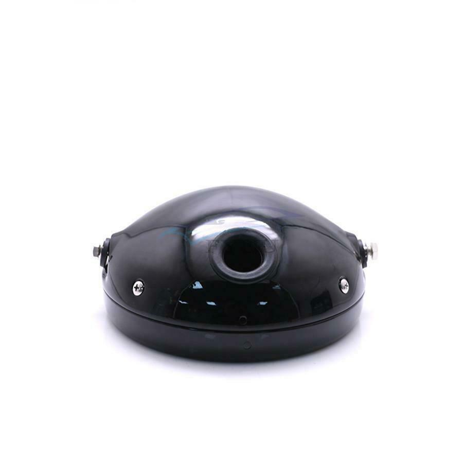 7-inch Black CNC Motorcycle Headlight Housing + 48MM Adjustable Front Fork Clamp