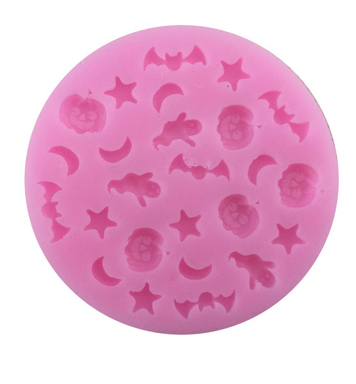 Halloween Pumpkin ghost bat Chocolate Fondant Cake Mold Silicone Baking Tools
