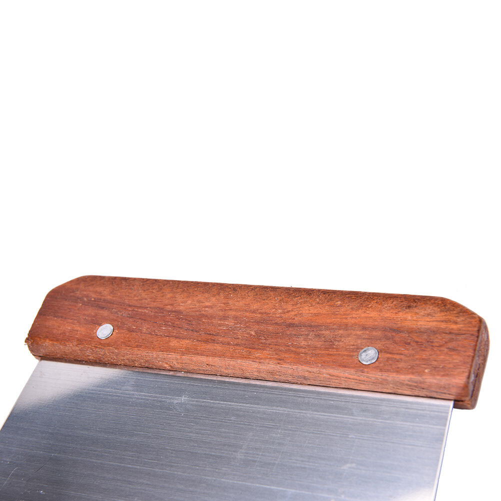 1X Stainless Steel Pizza Dough Scraper Cutter Kitchen Flour Pastry Cake Tool ADD