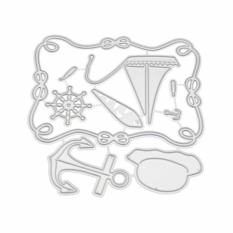 Sea Metal Cutting Dies Stencil DIY Scrapbooking Album Embossing Paper Card Craft