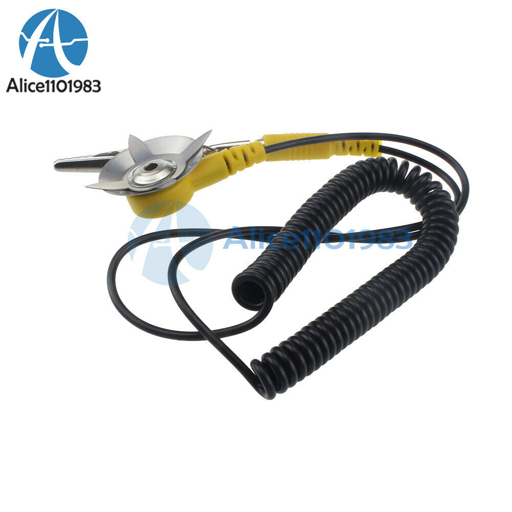 Anti-Static Coil Cable Anti Static ESD Mats Grounding Point Cord