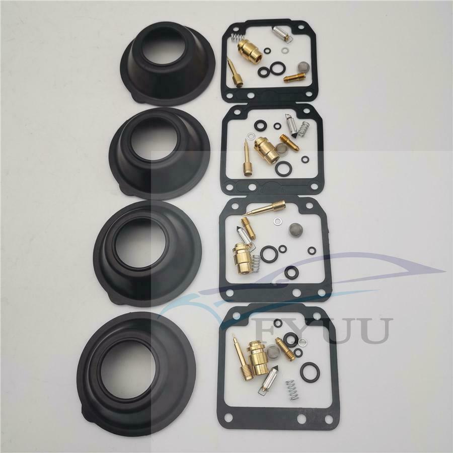 4set Carburetor Rebuild kit diaphragm Vacuum for YAMAHA XJ550 81-83 XJ 550