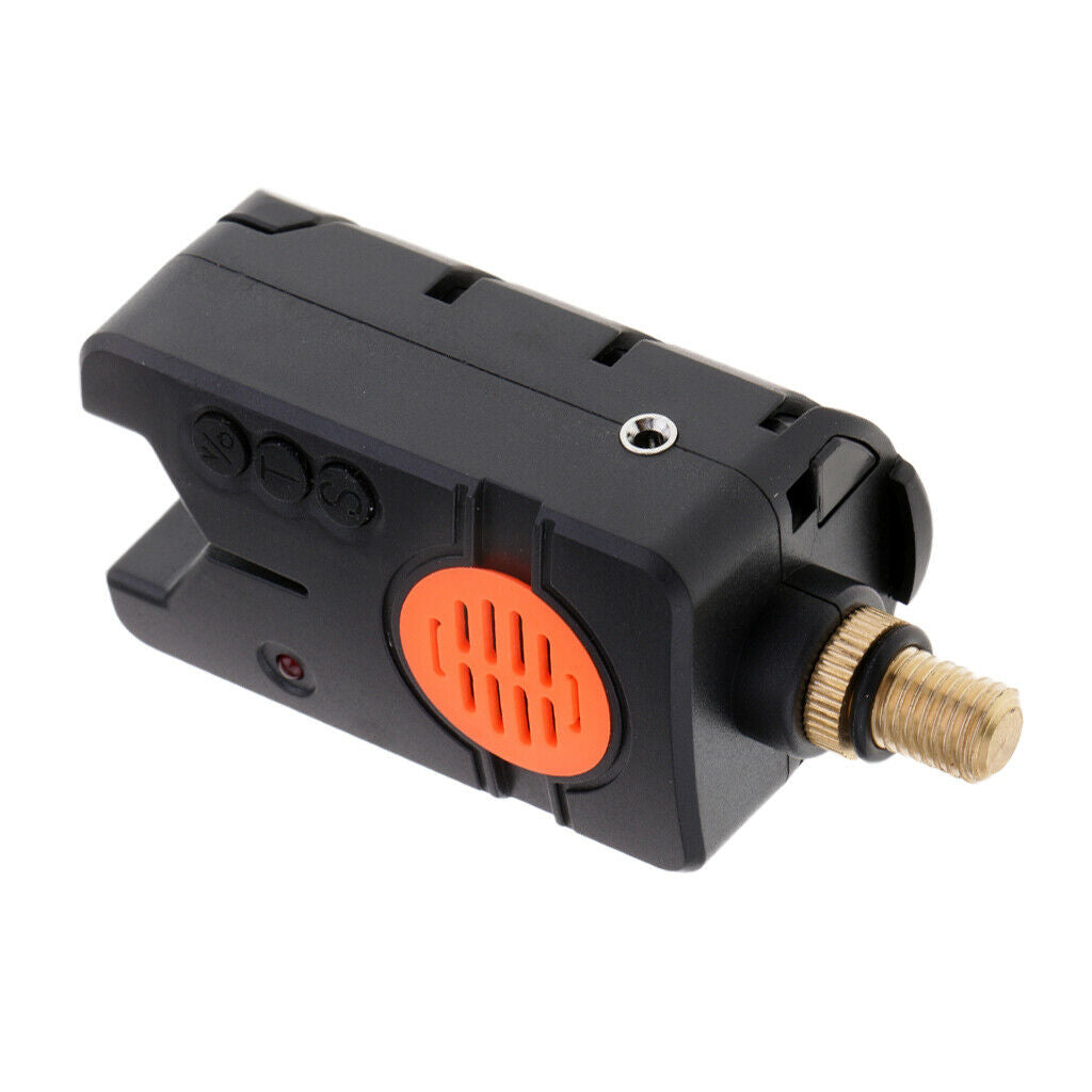 Wireless Carp Fishing Bite Alarm LED Light & Sound Alert Waterproof Red