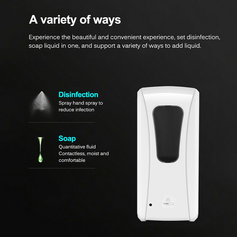 1000ml Touchless Automatic IR Sensor Induction Sprayer Soap Alcohol Dispenser